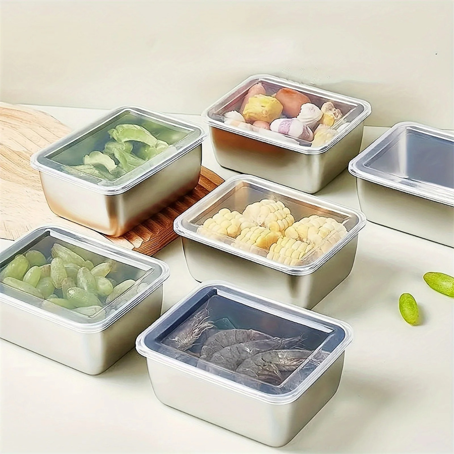 1/3/5pcs Stainless Steel Food  - đánh giá và giá Food Storage Cabinet