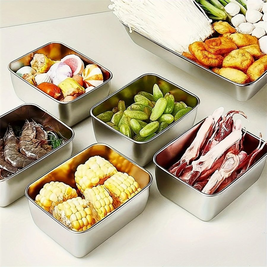 1/3/5pcs Stainless Steel Food  - đánh giá và giá Food Storage Cabinet