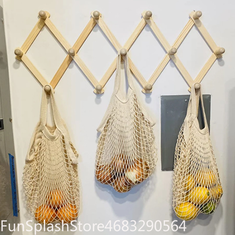 Handheld Foldable Cotton Mesh  - đánh giá và giá Produce Bag Reusable Mesh