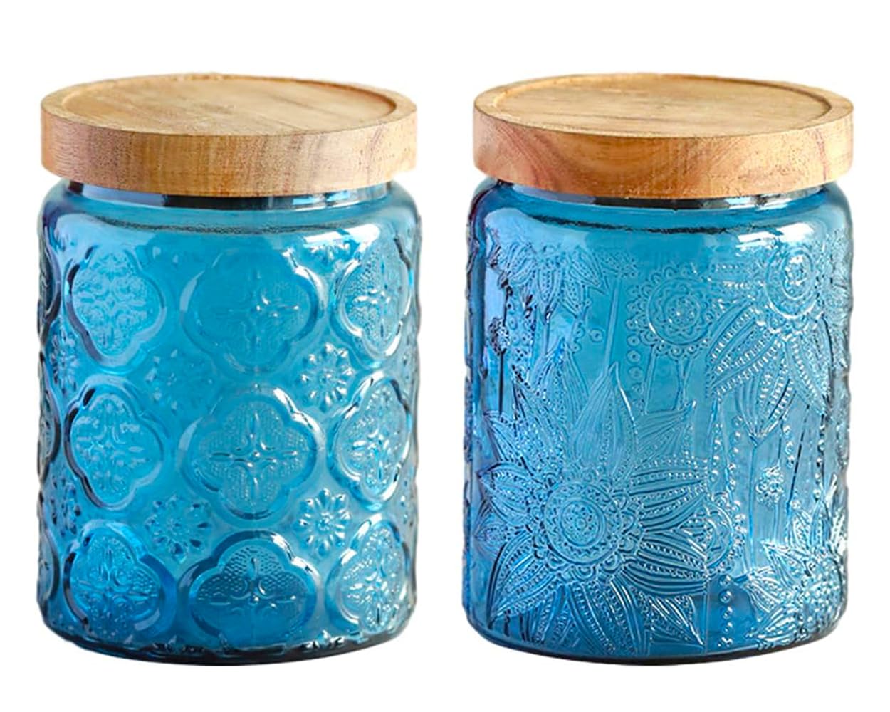Vintage Glass Kitchen Storage  - đánh giá và giá Food Storage With Glass Lids