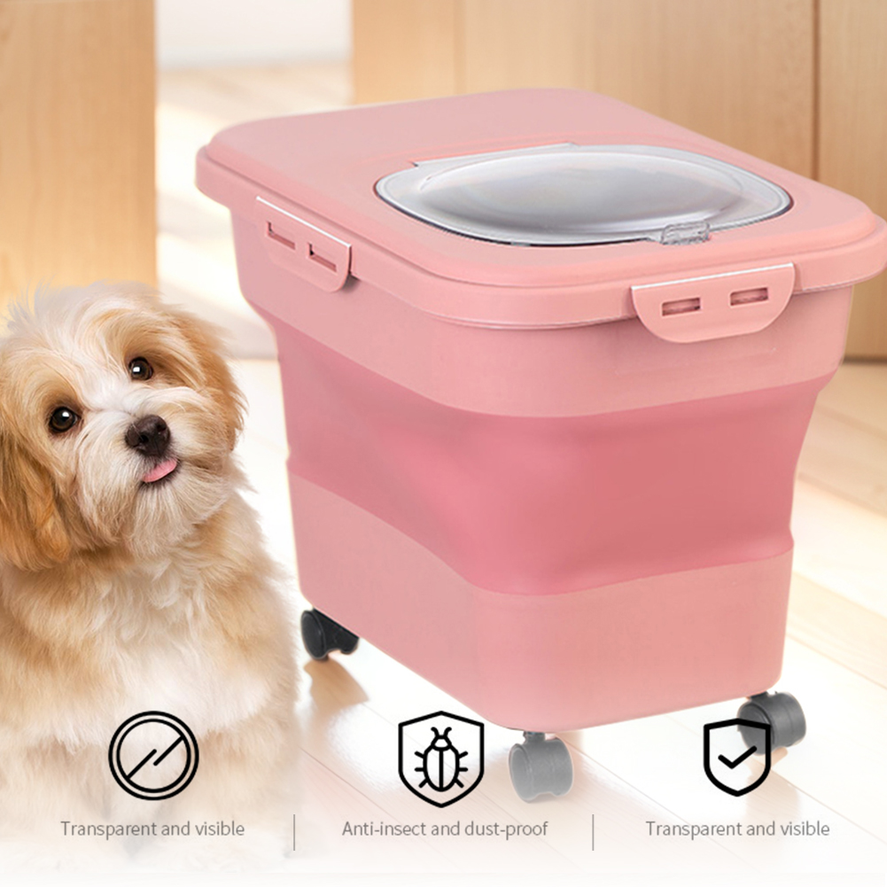 Collapsible Dry Cat Food Box 2 - đánh giá và giá Food Storage Cabinet