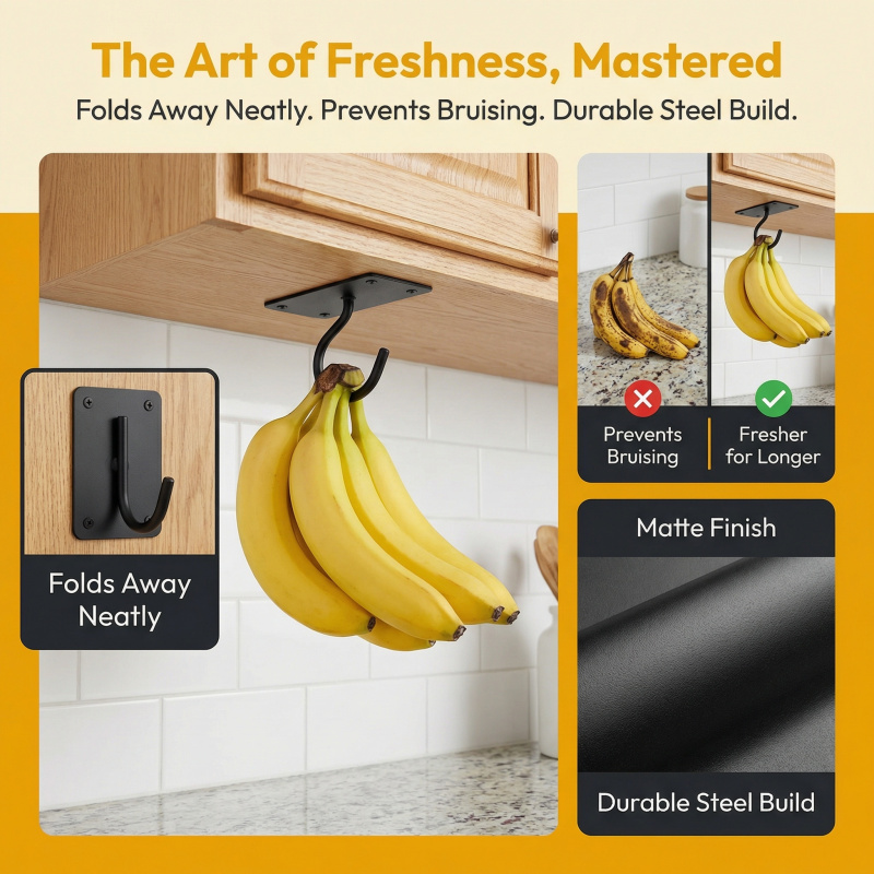 Black Metal Self-Adhesive Bana - đánh giá và giá Food Storage Cabinet
