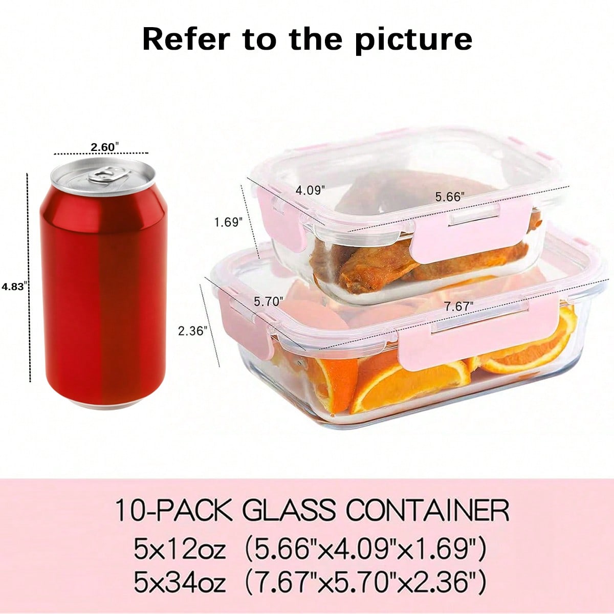 10 Pack Glass Meal Prep Contai - đánh giá và giá Food Storage With Glass Lids